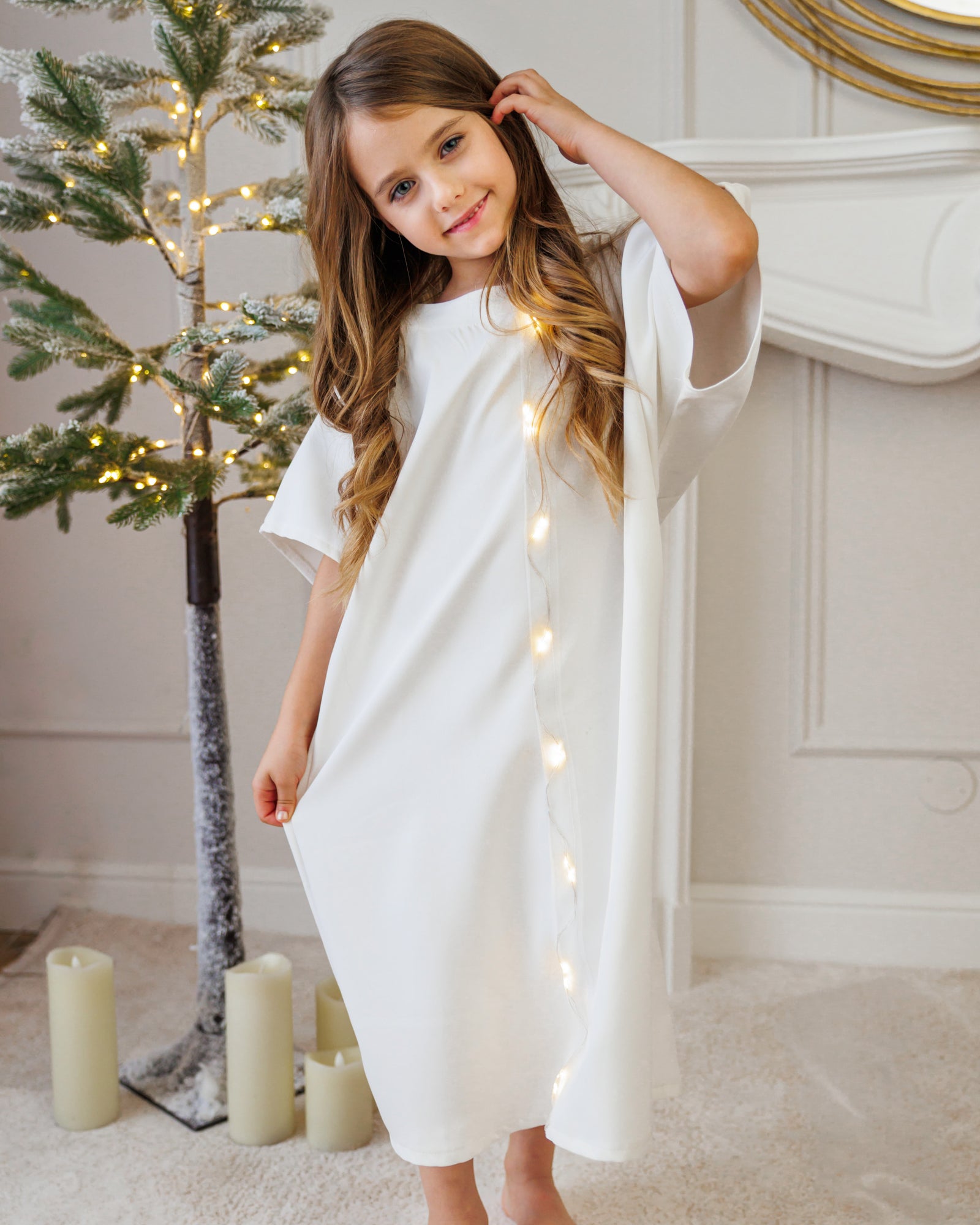 Rochiță cu Luminițe, Albă pentru Rol Serbare