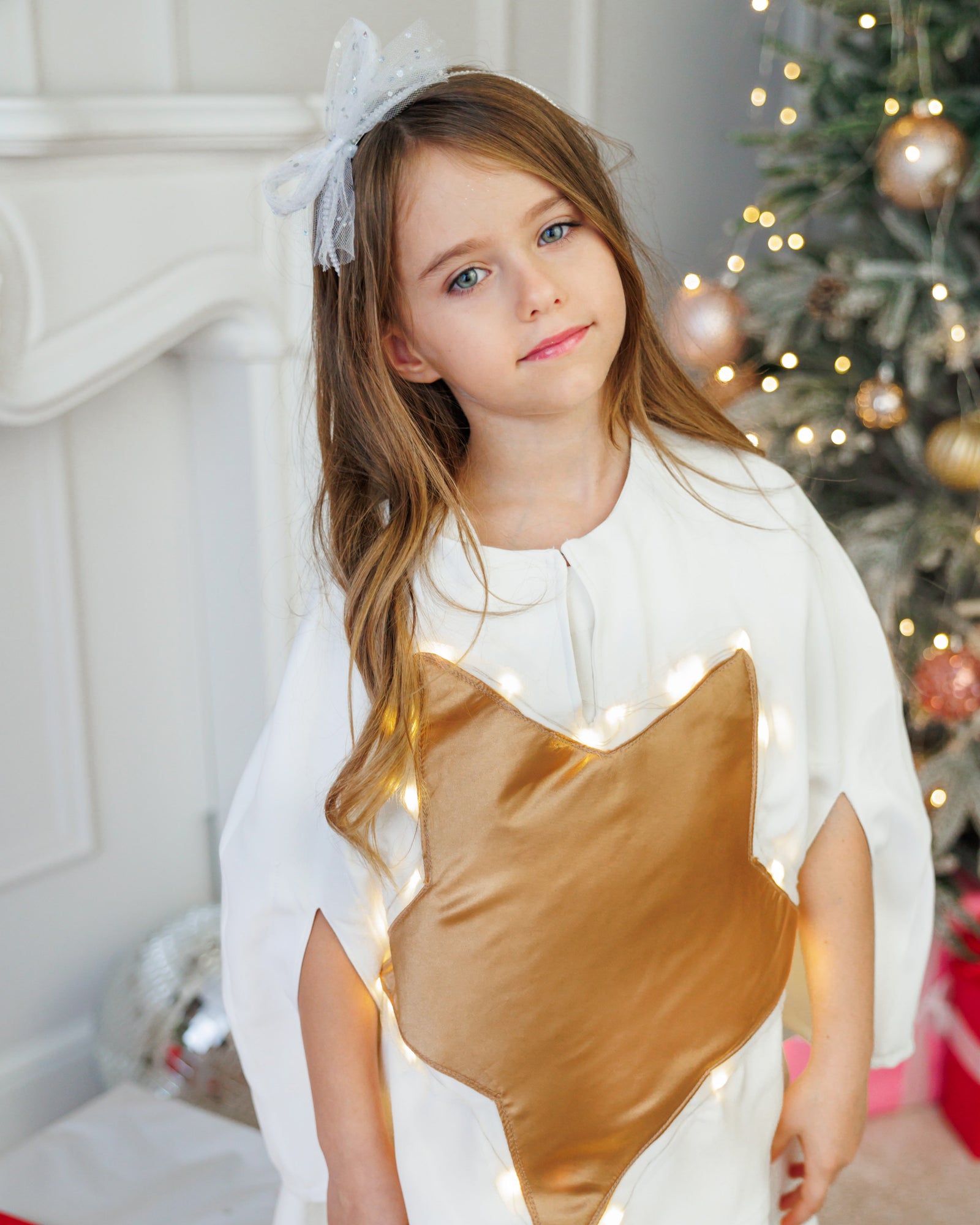 Costum Pelerină+Bentiță, Stea cu Luminițe, Zâna Steluță, Stea