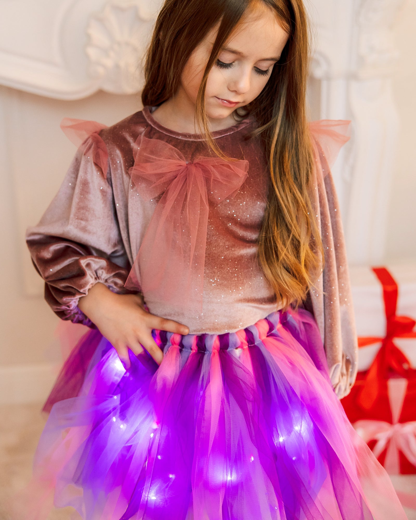 Skirt+Blouse Set, Sofia / Unicorn, Pink