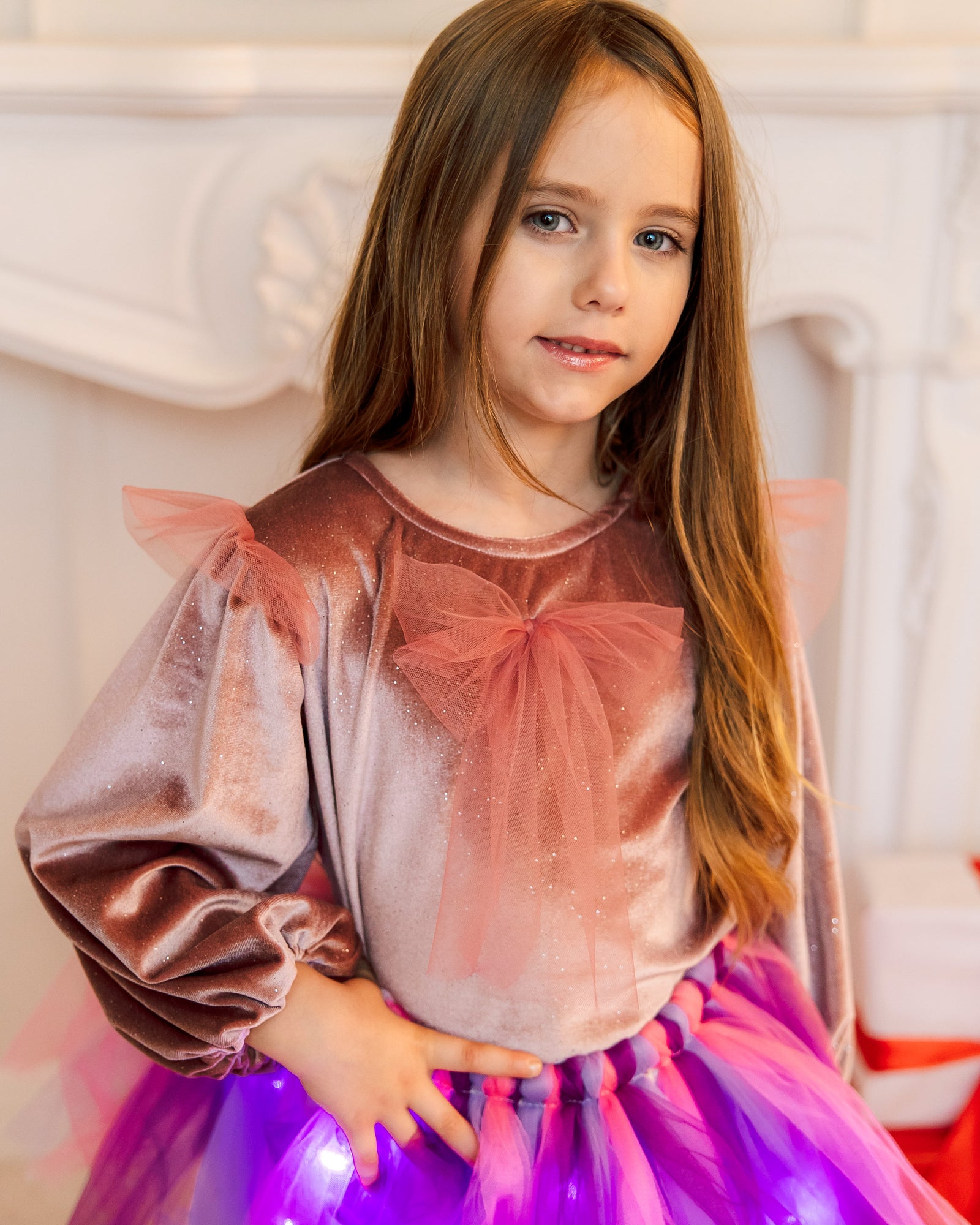 Skirt+Blouse Set, Sofia / Unicorn, Pink