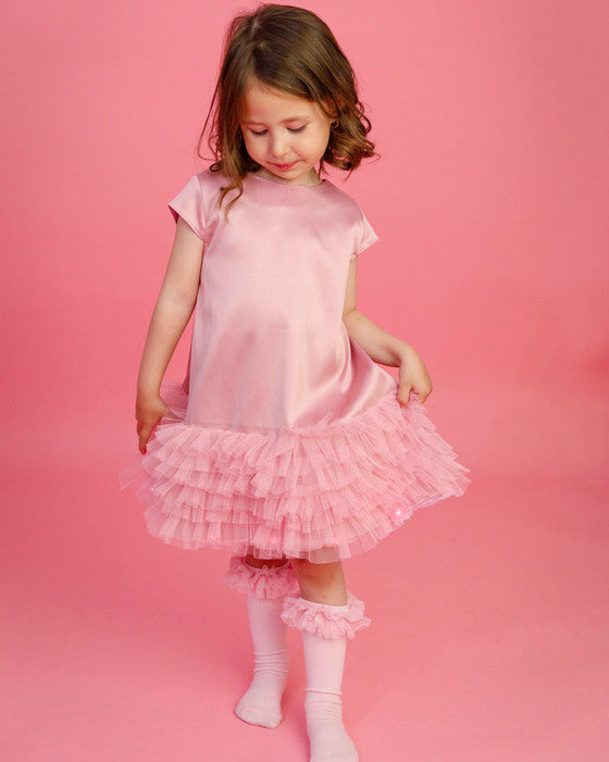 Pink Princess Sparkle Dress, Summer, 10-12 Years