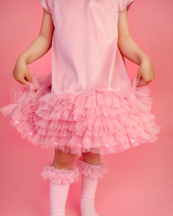 Pink Princess Sparkle Dress, Summer, 10-12 Years