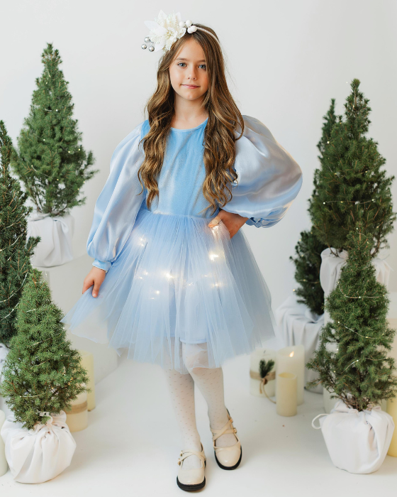 Rochiță cu Luminițe Bleu, Tutu de prmăvară