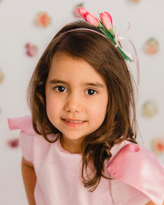 Bentiță Floare Roz de Serbare