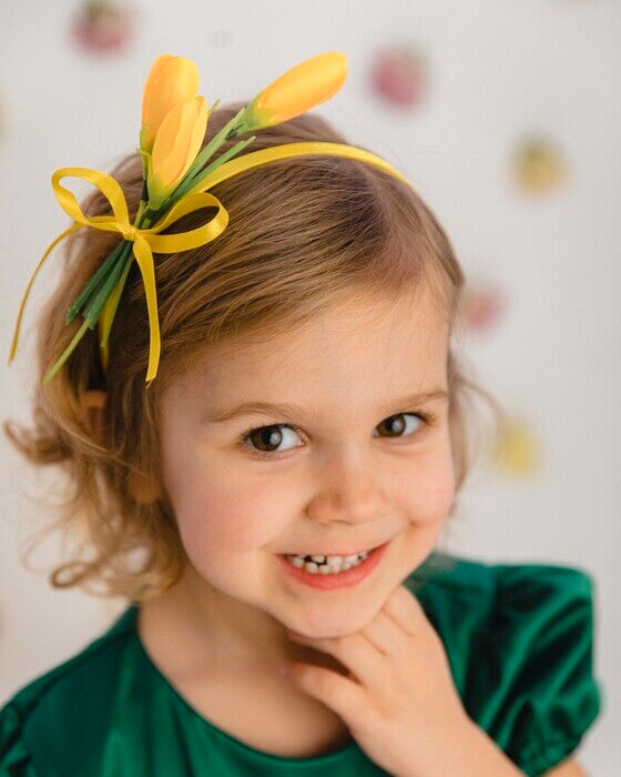 Yellow Flower Headband
