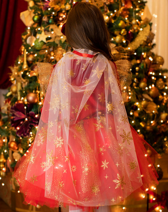 Pelerina Albă de Fulgi de Nea