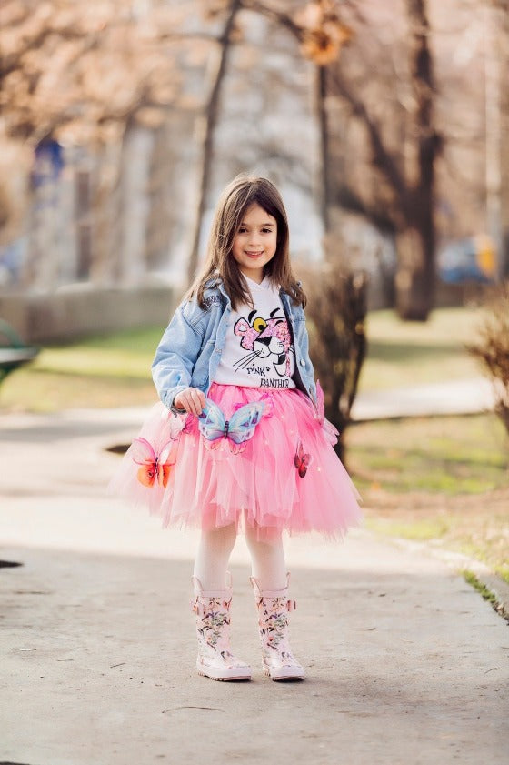 Fustița Fluturaș Roz