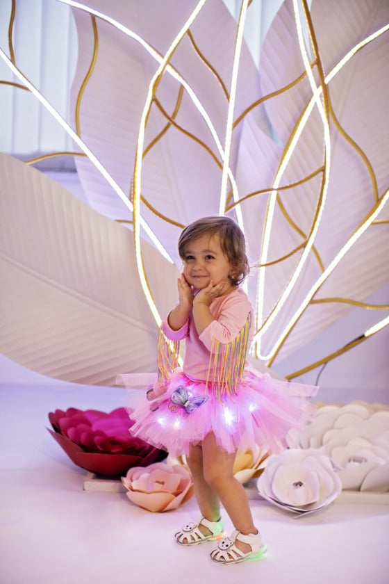 Fustița Fluturaș Roz