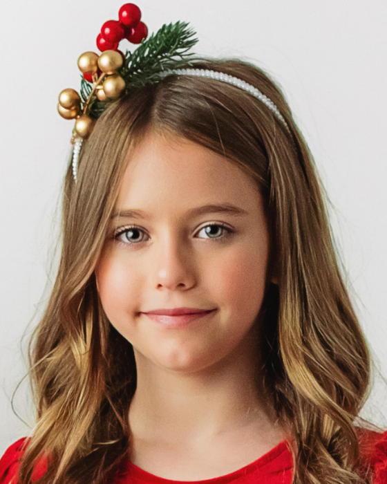 Bentita de Craciun pentru fetite de serbare