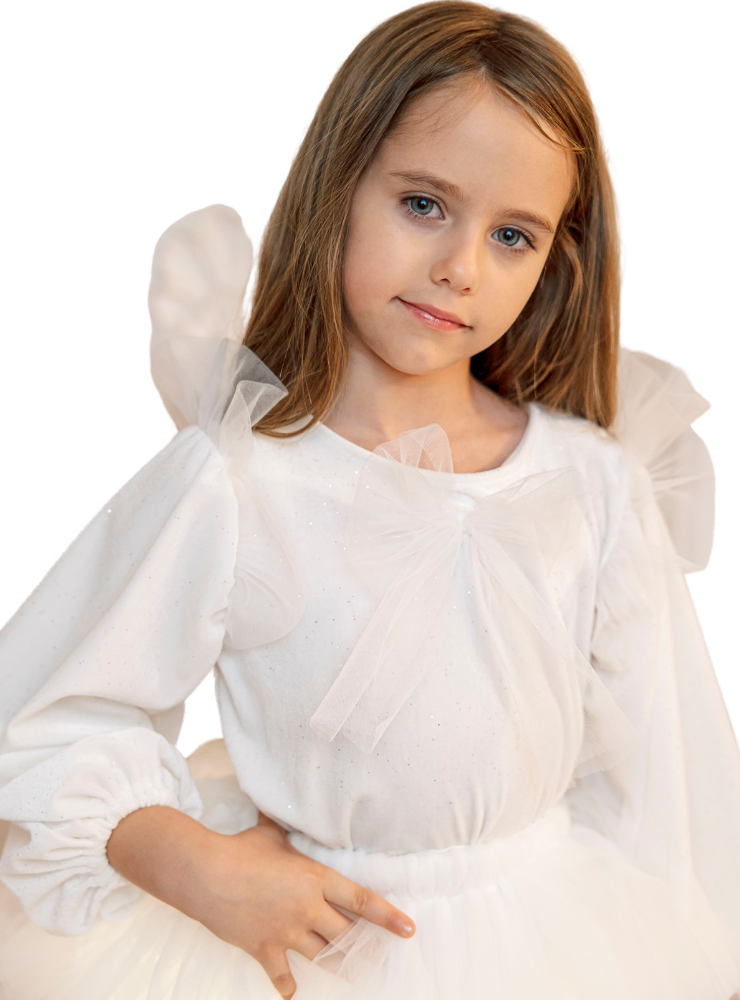 Bluzița Albă, din Catifea