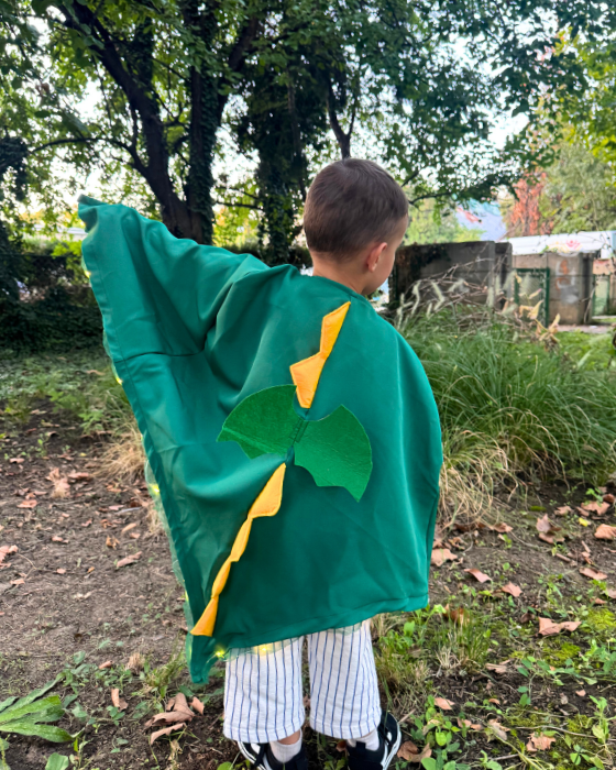 Dragon / Dinosaur Cape, with lights, for Halloween / Carnival