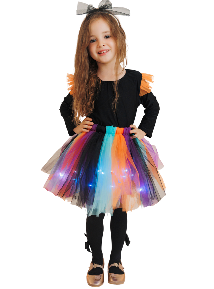 Fustița cu Luminițe, Curcubeu de Halloween