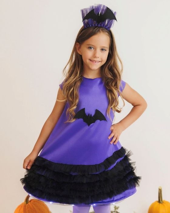 Purple Superhero Sparkle Dress