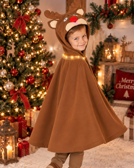 Costum de Ren/Rudolf, cu Luminițe, Universal