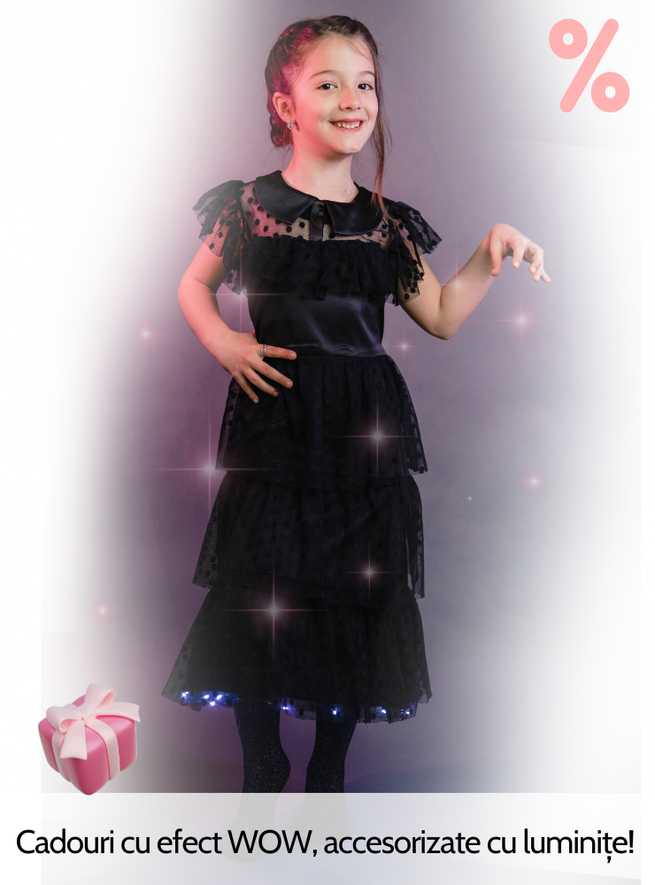 Rochița cu Luminițe, Neagră Wednesday fetite