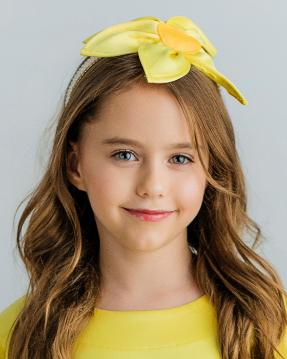 Bentiță cu Floare Galbenă Superbă