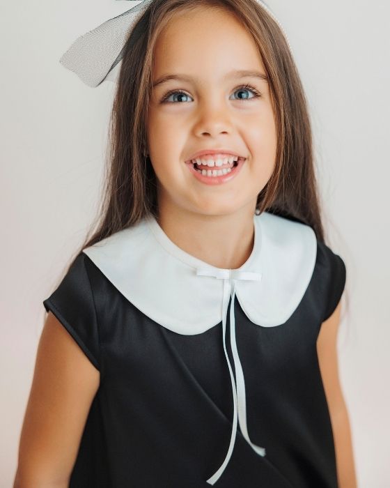 Guleraș Alb cu Fundiță