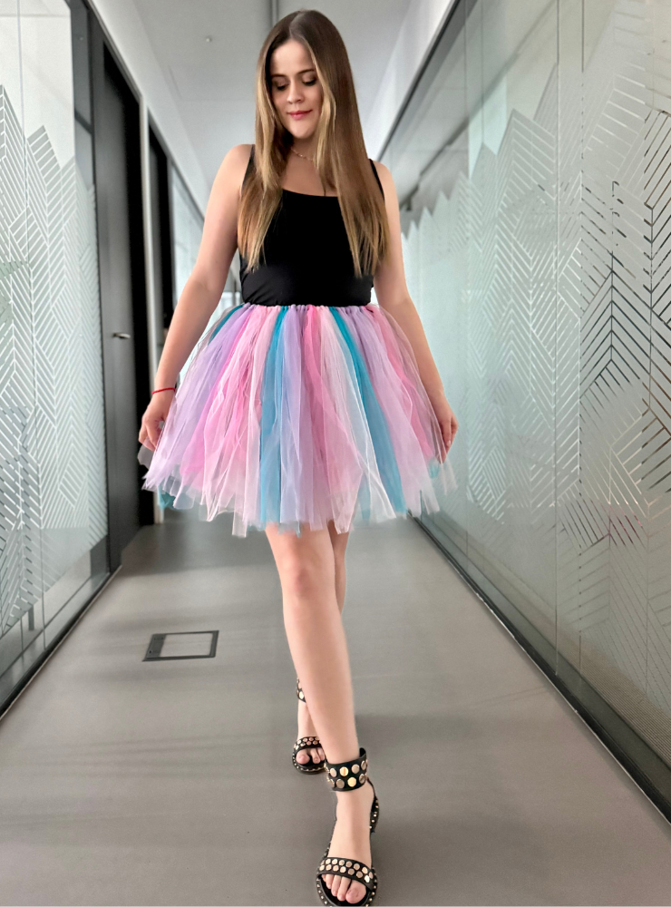 Fustița cu Luminițe, Curcubeu Soft de Festival