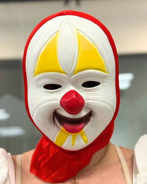 Mască de Halloween Clown coatum