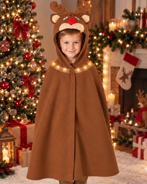 Costum de Ren/Rudolf, cu Luminițe, Universal