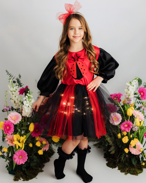 Rochița Buburuză cu Luminițe, Serbare Toamnă