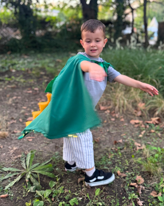 Pelerină de Dragon / Dinozaur, cu luminițe, de Halloween / Carnaval