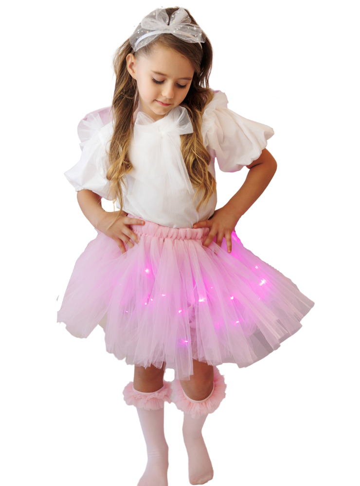 Fustița cu Luminițe, Roz Pal