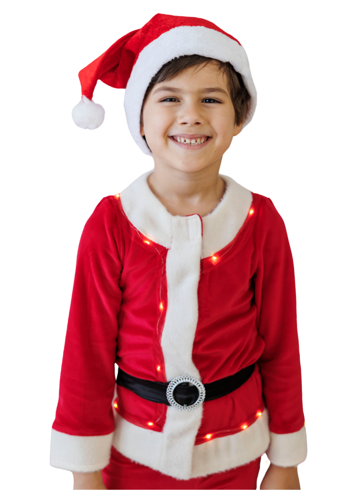 Jacheta lui Moș Crăciun, cu Luminițe