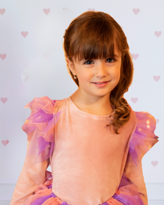 Bluzița Roz de Catifea