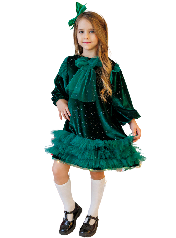 Rochița cu Luminițe, Verde Regal