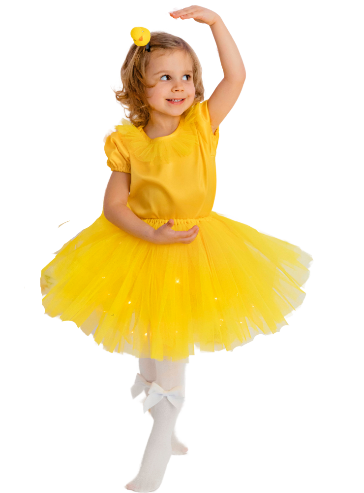 Fustița cu Luminițe, Galbenă de primăvară, Serbare, Pui, ratusca, Floare galbena, papdie, Soare