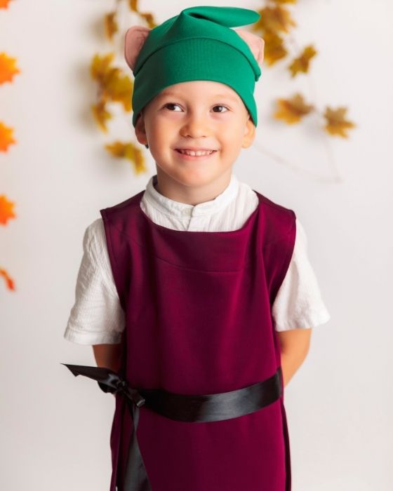 Costum de  Pitic Mov, Elf, Spiriduș