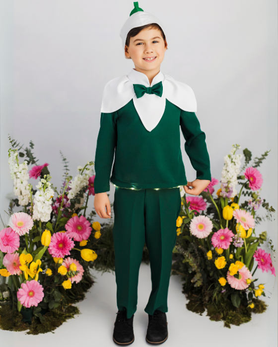 Costum de Ghiocel Băiat cu Luminițe 3 piese, Serbarea Primăvară