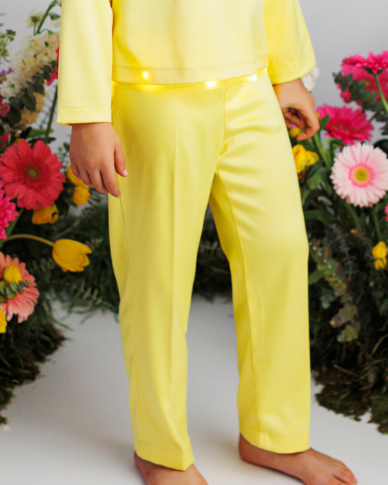 Pantaloni galbeni de Soare de Toamna Serbare