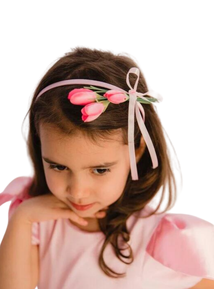 Bentiță Floare Roz de Serbare