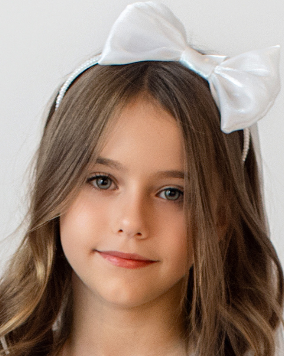 Bentita cu Fundita Alba Craciuneasca