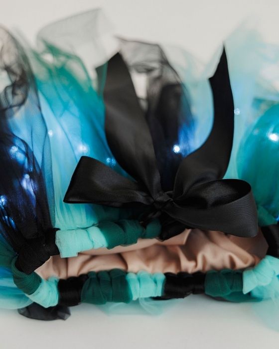 Costum Pastel de Elf / Spiridus pentru serbare Craciun pentru Fetite