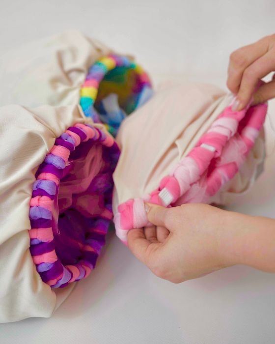 Sparkle Skirt, Intense Rainbow + Unicorn Keychain