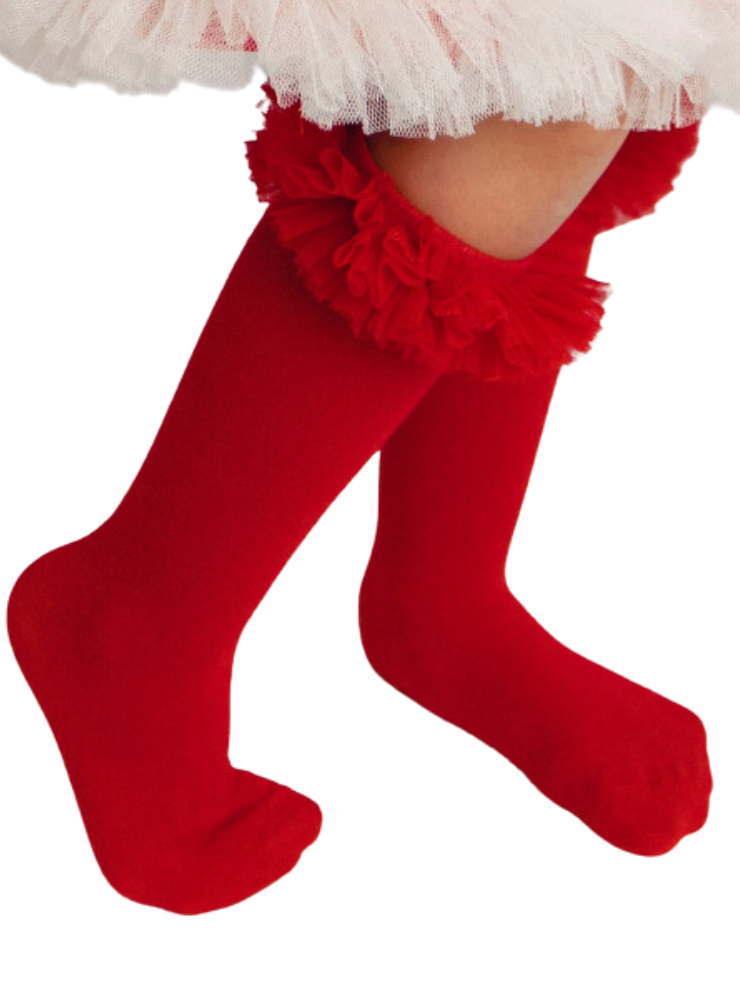 Șosețele cu Volănașe Roșii