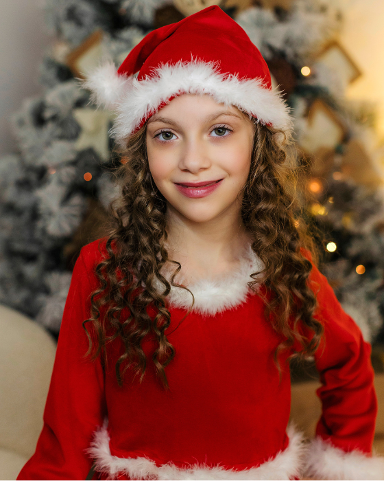 Rochița cu Luminițe, de Crăciun, Roșie, Serbarea de Iarnă