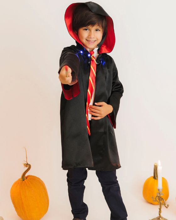 Pelerină cu Luminițe, Magician, Halloween, băiat / Halloween