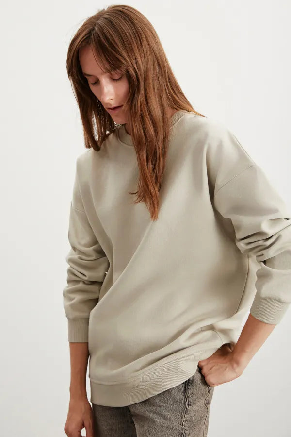 Autumn Sweatshirt for Moms, Super Soft, Cream 