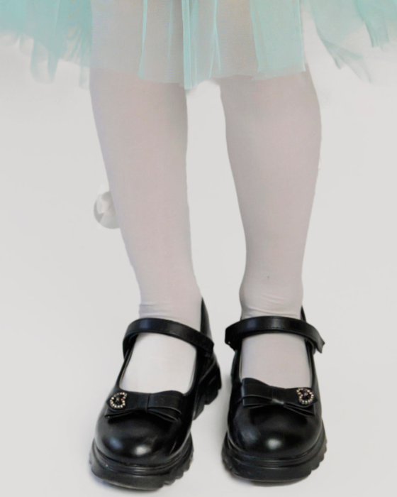 Dresuri Albe cu Fundiță, Soft, de Serbare Toamnă