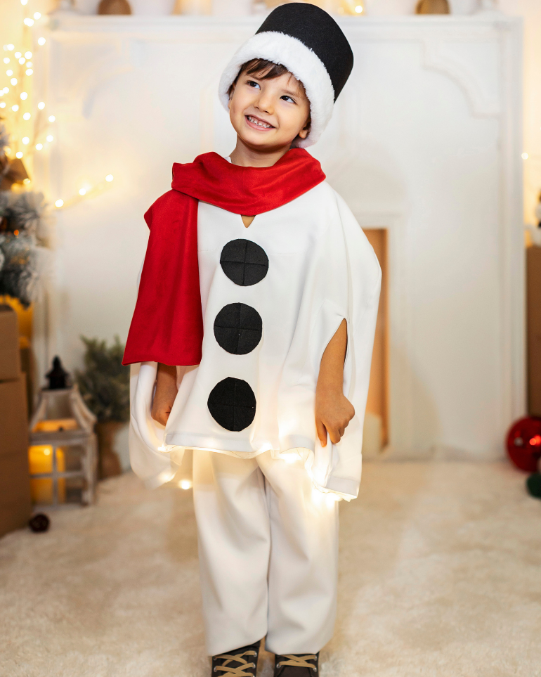 Costum de Om de Zapada cu Luminite, 4 piese, Complet