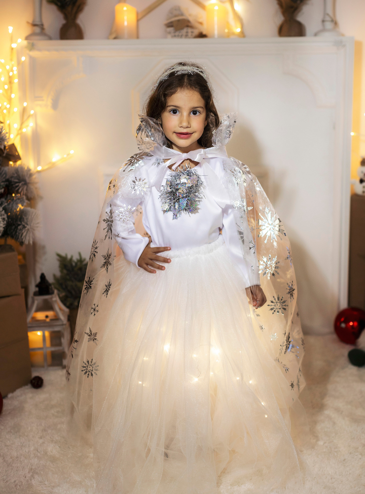 Fustița cu Luminițe, Albă