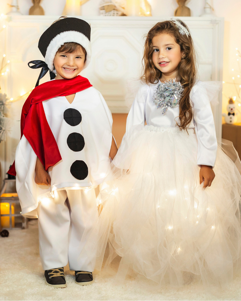 Costum de Om de Zapada cu Luminite, 4 piese, Complet