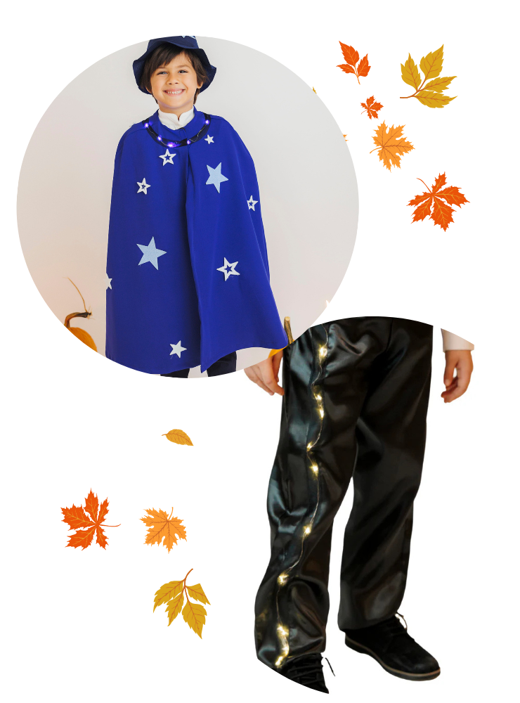 Costumul de Halloween de baiat, de Toamna de magician/ vrajitor