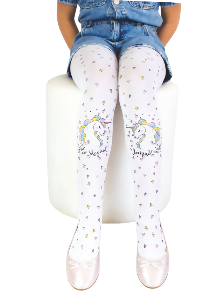 Dresuri Unicorn -You Are Magical, Albe, cu Steluțe și Inimioare