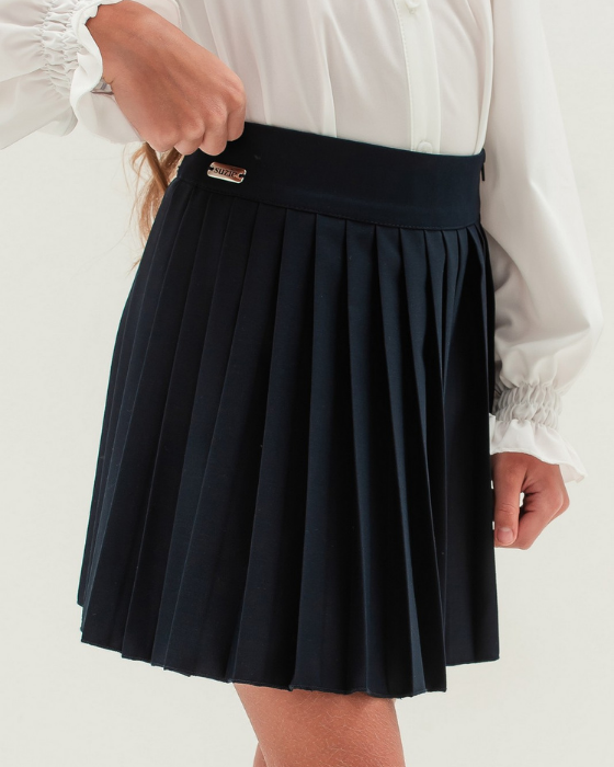 Demelza Navy Blue School Skirt