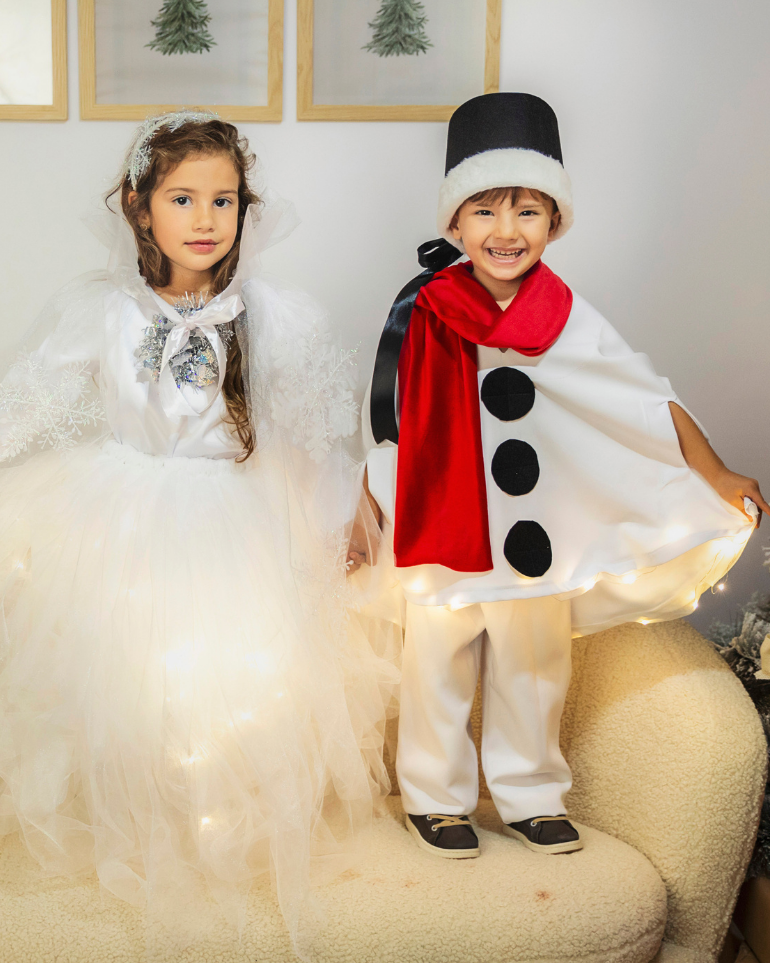 Costum de Om de Zapada cu Luminite, 4 piese, Complet